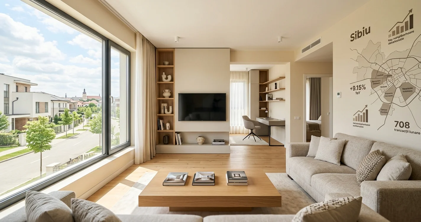 Apartamente 4 Camere Sibiu 2026 - Piața premium