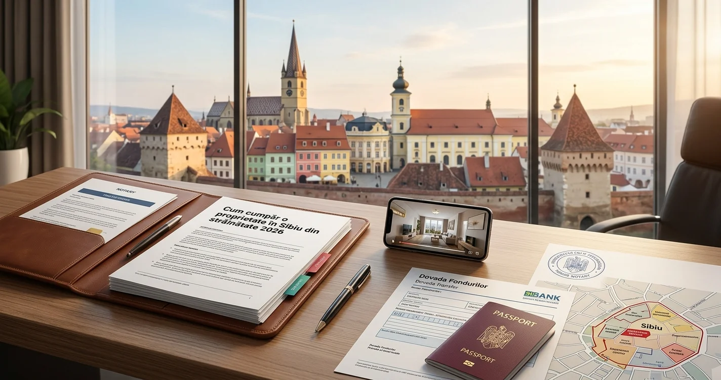 Cum cumpăr o proprietate în Sibiu din străinătate 2026
