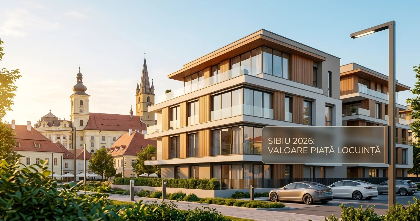 Valoarea de piață a unei locuințe în Sibiu 2026