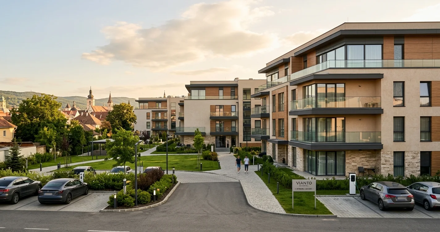 Merită apartament nou în ansamblu rezidențial Sibiu 2026