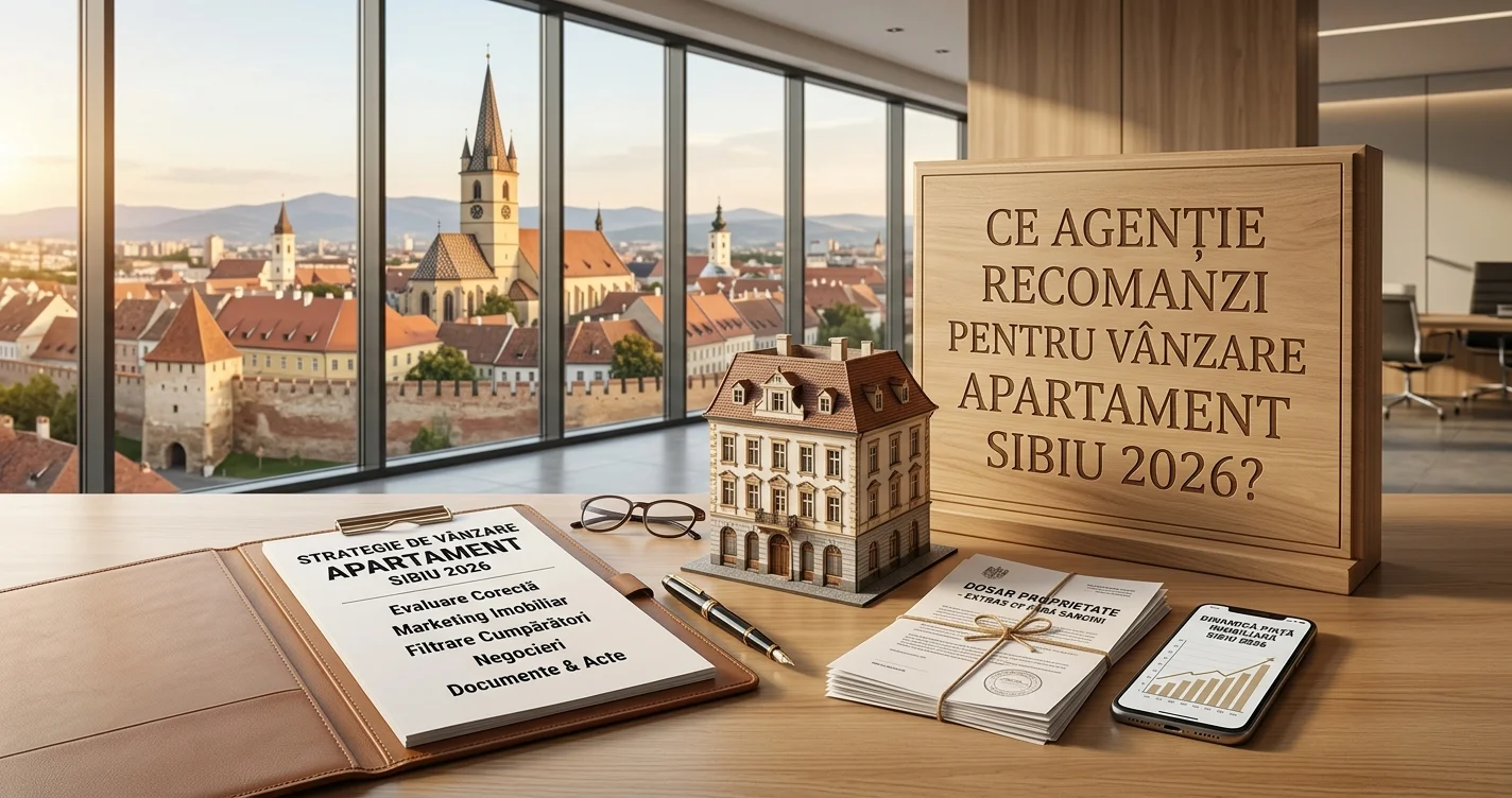 Ce agenție recomanzi pentru vânzare apartament Sibiu 2026