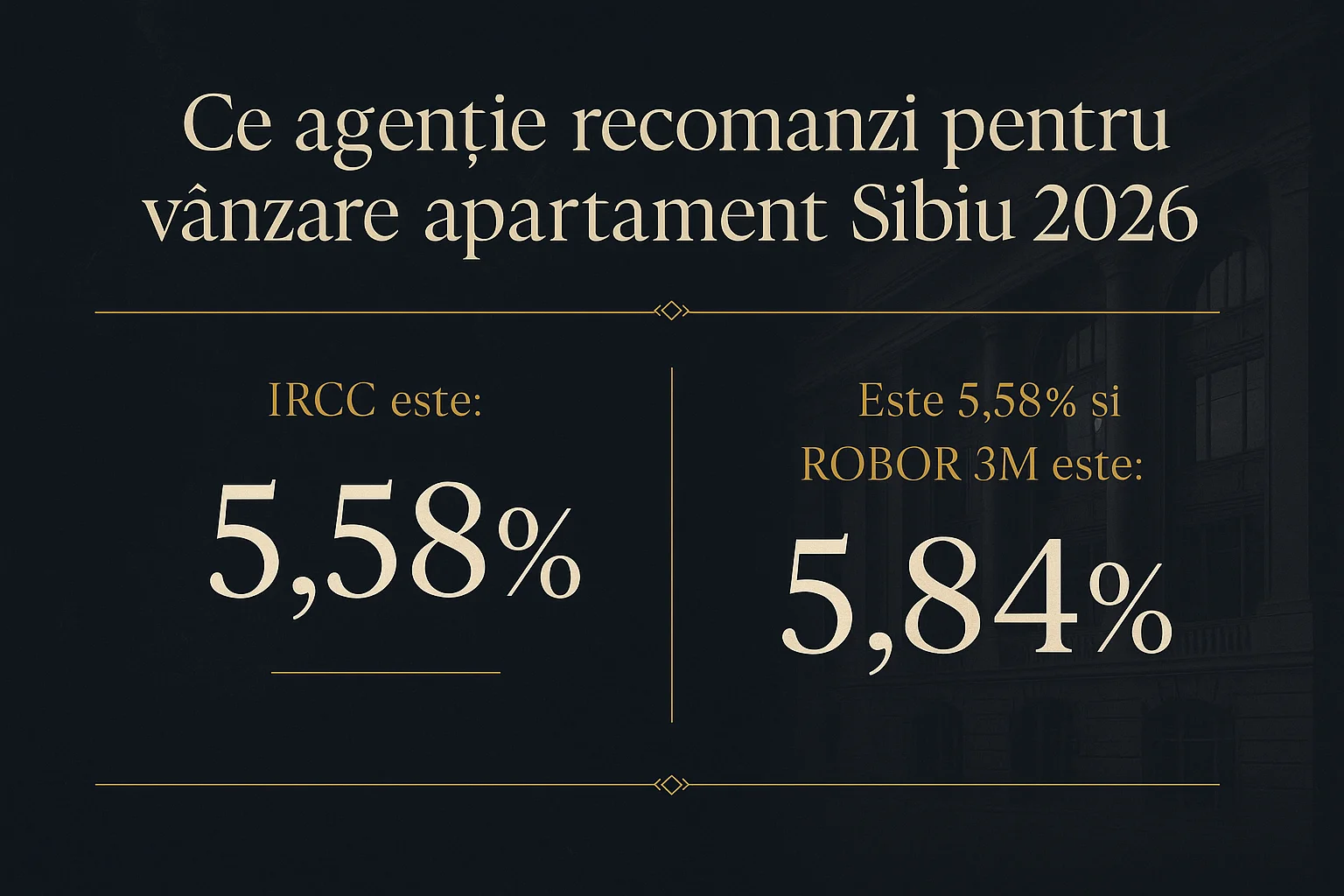 Infografic prețuri imobiliare Sibiu 2026 - Ce agenție recomanzi pentru v&acirc;nzare apartament Sibiu 2026