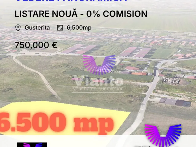 Teren vedere panoramica Sibiu | Intravilan Gusterita