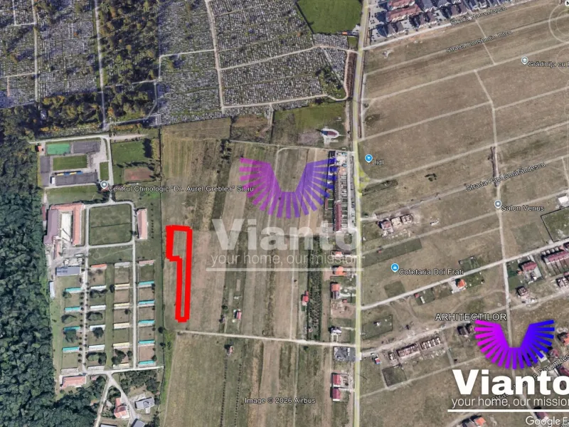 Grundstück Calea Cisnadiei 5160 m² | PUZ in Bearbeitung für 8 Einfamilienhäuser