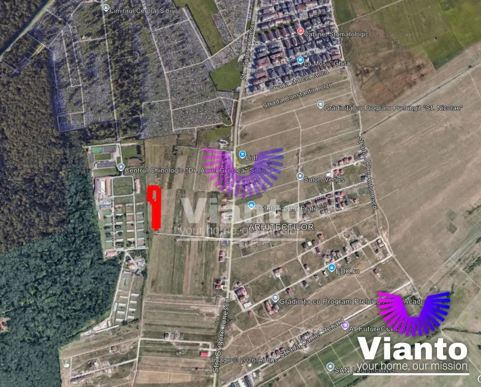 Land Calea Cisnadiei 5160 sqm | PUZ in progress for 8 single-family homes