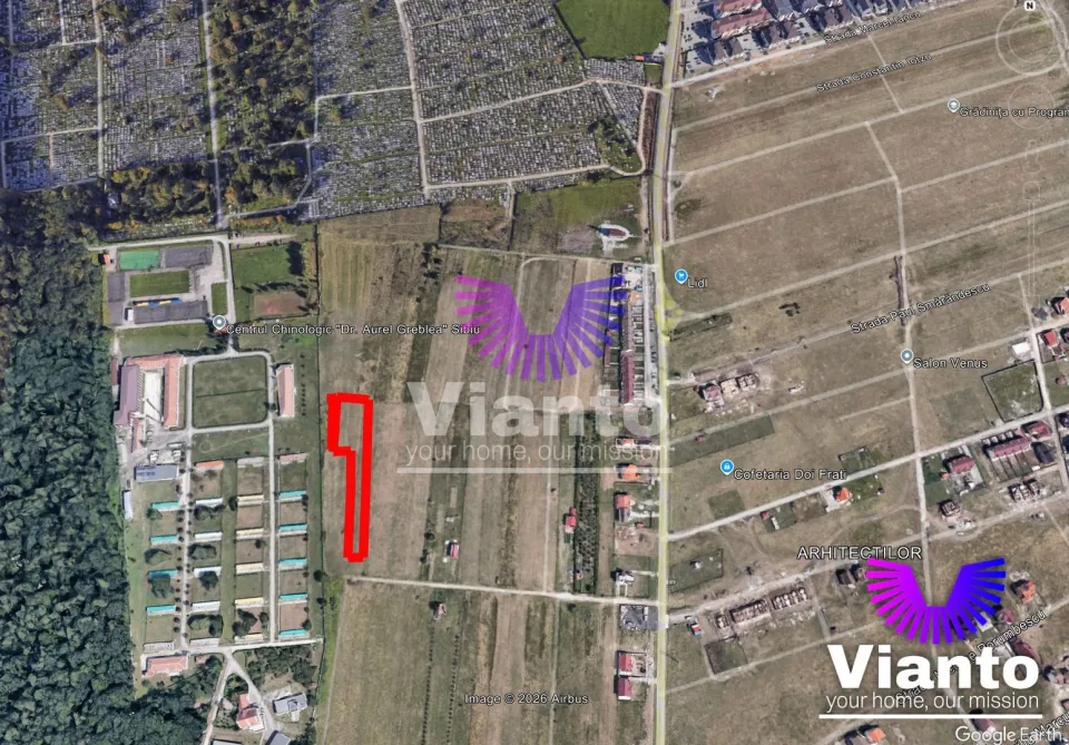 Land Calea Cisnadiei 5160 sqm | PUZ in progress for 8 single-family homes