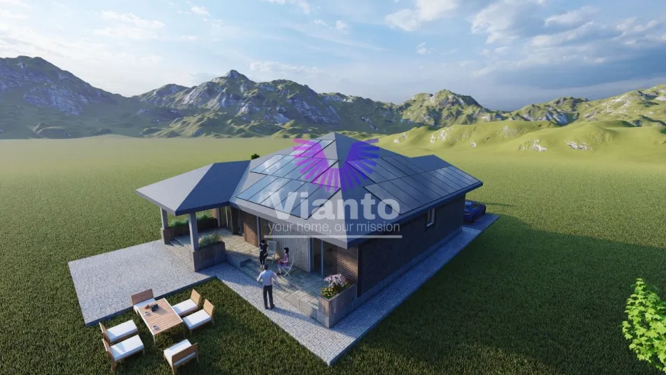 Premium-Einfamilienhaus mit 4 Zimmern - 120 m² und Grundstück 500 m² in Sura Mica