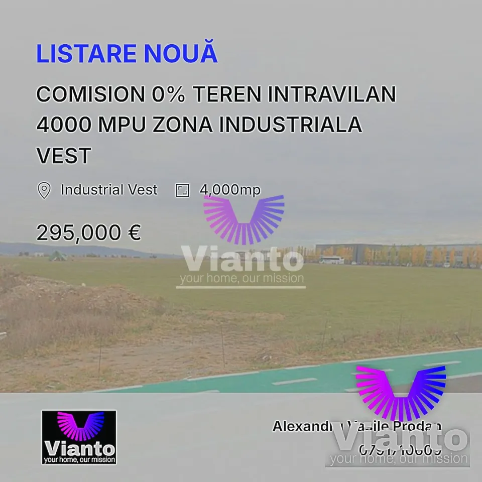0 % Provision Bauland 4000 m² Industriezone West