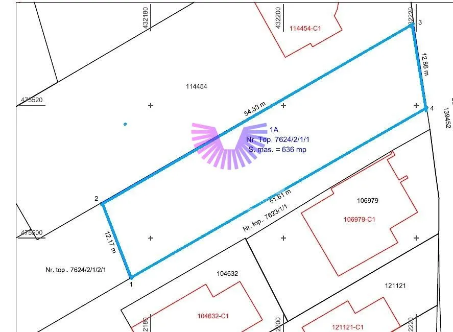Building plot 636 sqm | Residential house area | Ștrand II | Sibiu