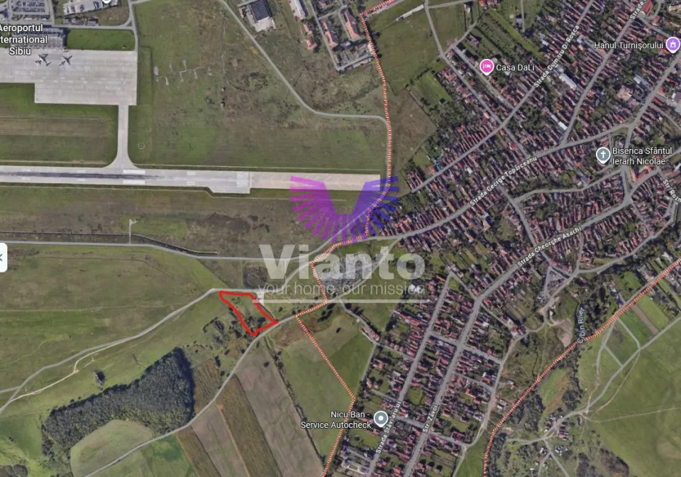 Außenbereichsfläche 500 m² - Zone Turnișor