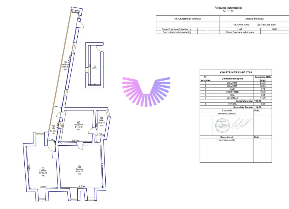 Apartament 2 camere | Casa | Zona Ultracentral