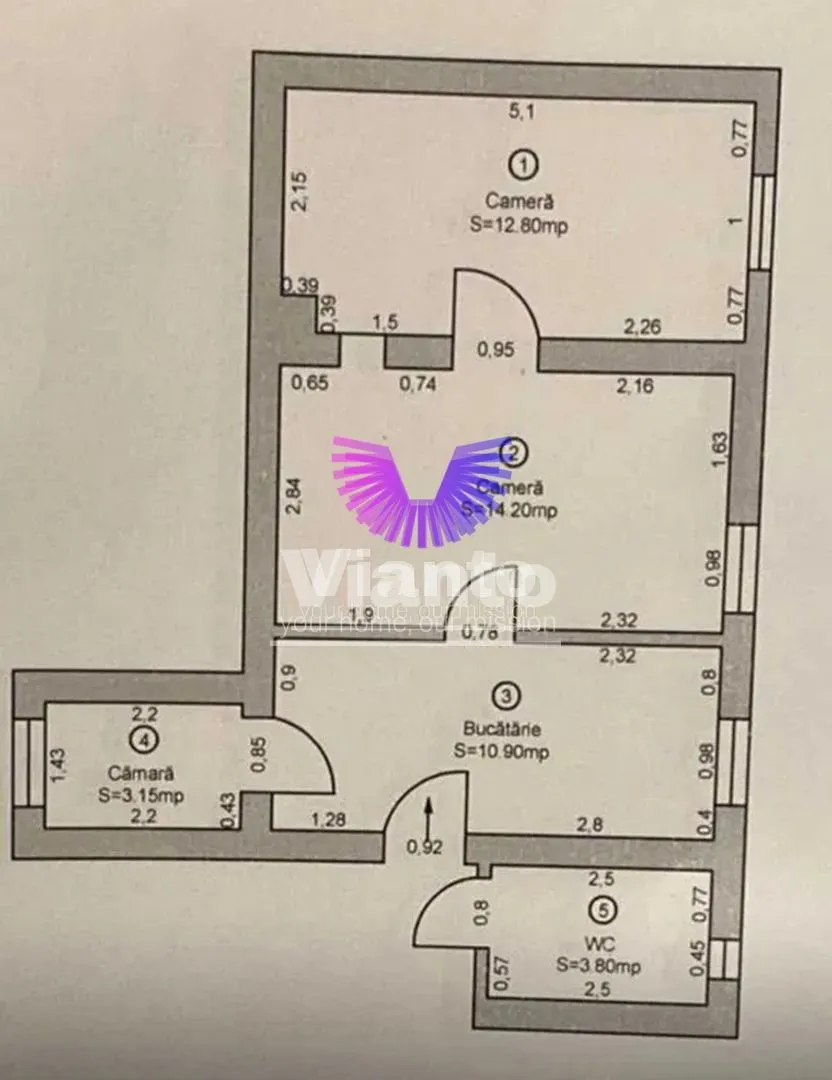 Apartament de vânzare in centrul Sibiului