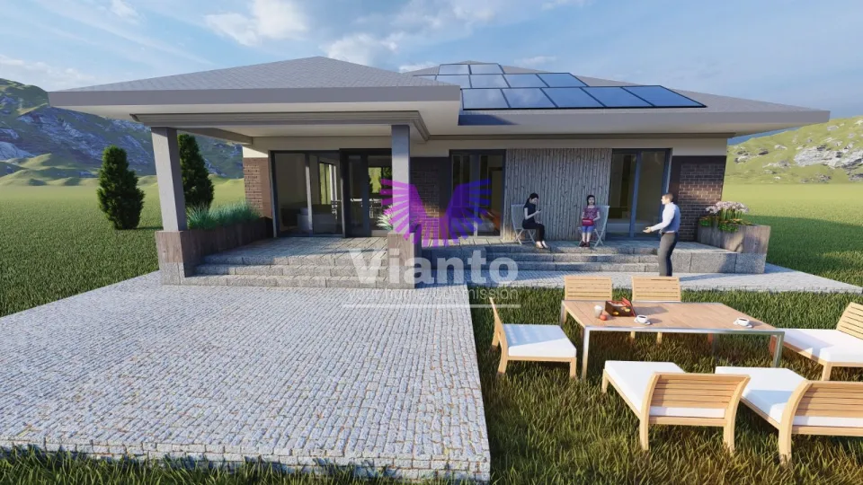Premium-Einfamilienhaus mit 4 Zimmern - 120 m² und Grundstück 500 m² in Sura Mica