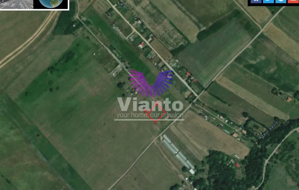 Außenbereichsfläche 1500 m² Șelimbăr – neben der Troita